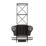 Priti Tata black metal jeep bar