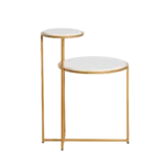 Monro Marble Finish End Table - Image 2