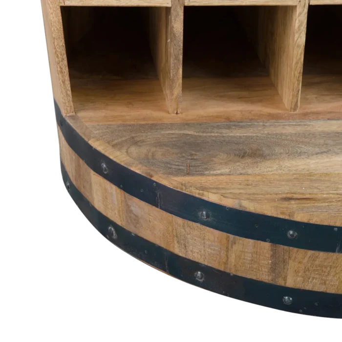 metal-barrel-bar5.webp Priti Mango Wood and metal barrel bar - Image 5