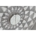 Tribal Art 2 Door Wooden Sideboard - Image 3