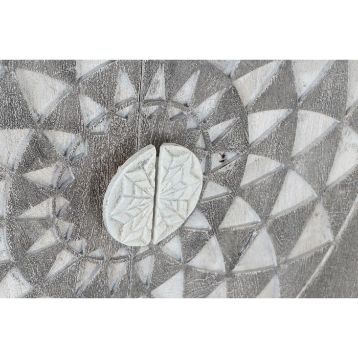 rohansinghok.webp Tribal Art 2 Door Wooden Sideboard - Image 3