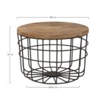 Salamanca Wooden Top Coffee Table - Image 4