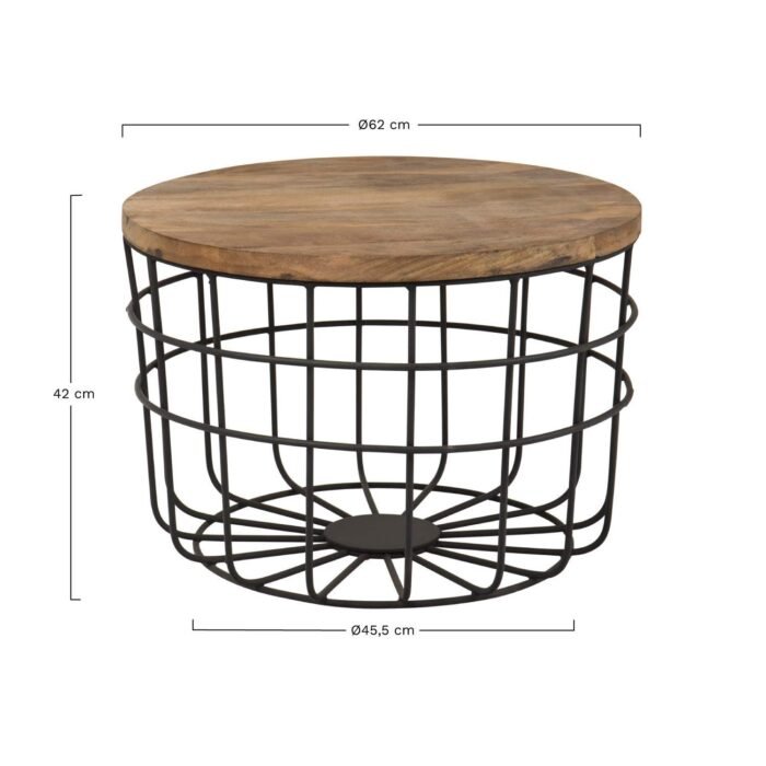 Salamanca Wooden Top Coffee Table - Image 4