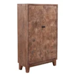 Owl Walnut Wash 2 Door Cabinet - Image 2
