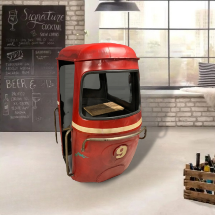 PRITI : Vintage Metal Gondola Seating Booth - Image 1