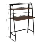Industrial Style Home and Office Computer Desk with Multiple Functions - Image 9