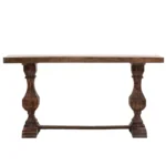 Luton Walnut Wood Console - Image 3