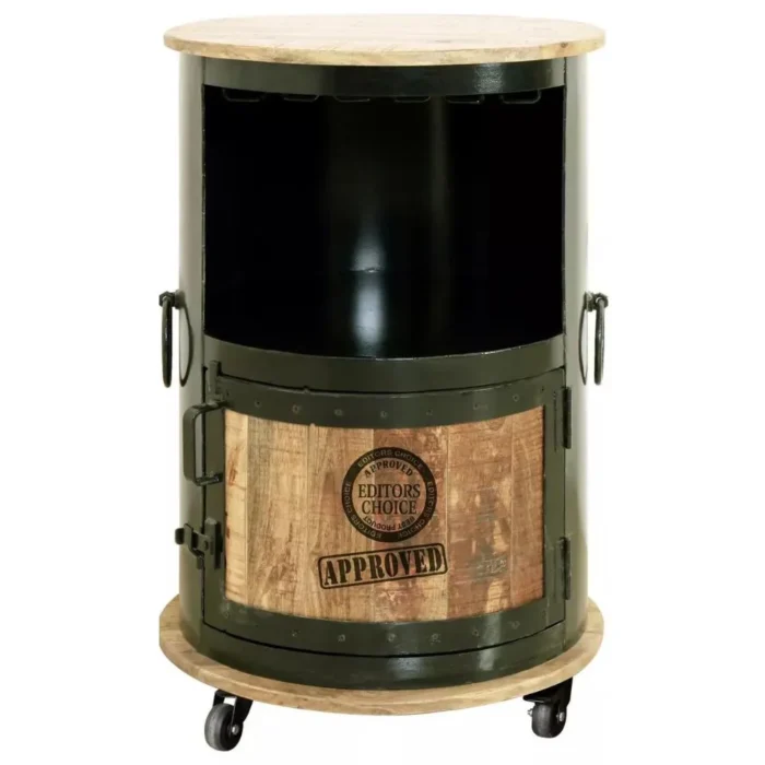 PRITI : Vintage Landscape BAR CART - Image 2