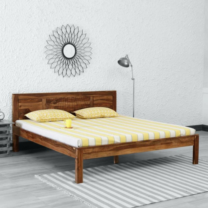 PRITI : Lyon Solid Wood King Size Bed - Image 2