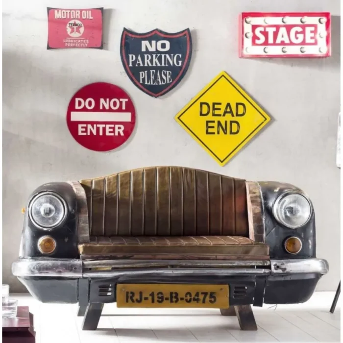 2 Seater Recycled Car Sofa With Amazing Design - Image 1