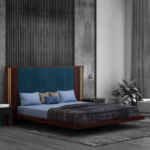 PRITI :Occitanie Wooden Queen Bed - Image 2