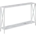 Lincoln Marble Finish Console Table - Image 3
