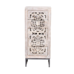 Accra Hand-Carved Wooden Chest of Drawers - Image 2