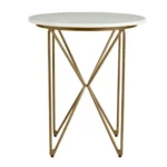 Rovo Marble Finish Side Table - Image 2