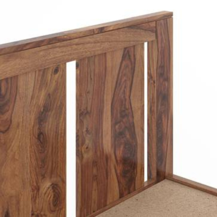 1-33 PRITI : Sarcelles Sheesham Queen Bed - Image 4