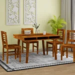 Lyon Solid Wood 4 Seater Dining Table