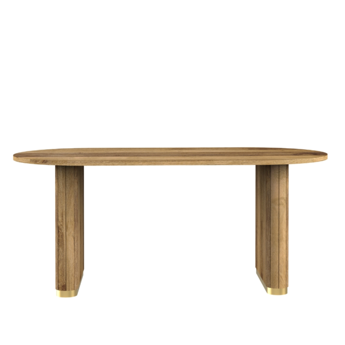 Priti : Piano Oval Dining Table - Image 2