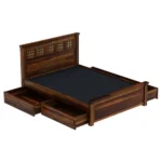 Priti : Prestige Solid Wood King Size Drawer Storage Bed - Image 3