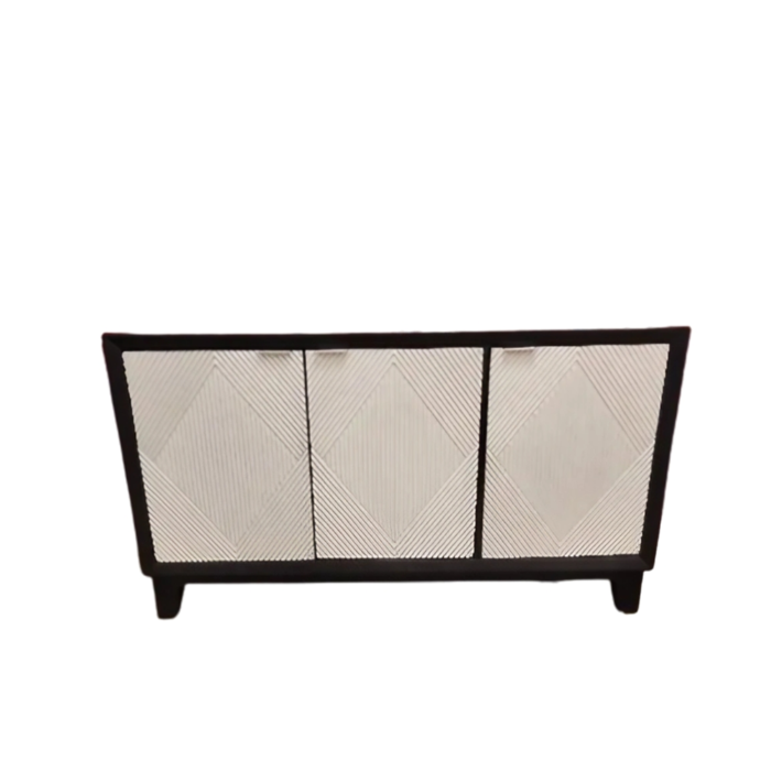 1-48 Classy Black With White Sideboard - Image 2