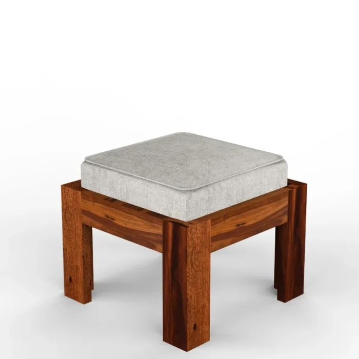 1-50 Milton Wooden 4 Stool Center Table - Image 6