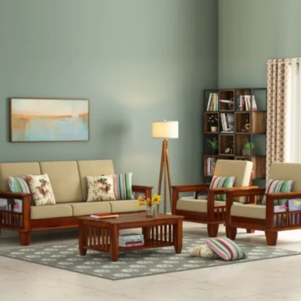 Priti : Sevilla Wooden Sofa Set