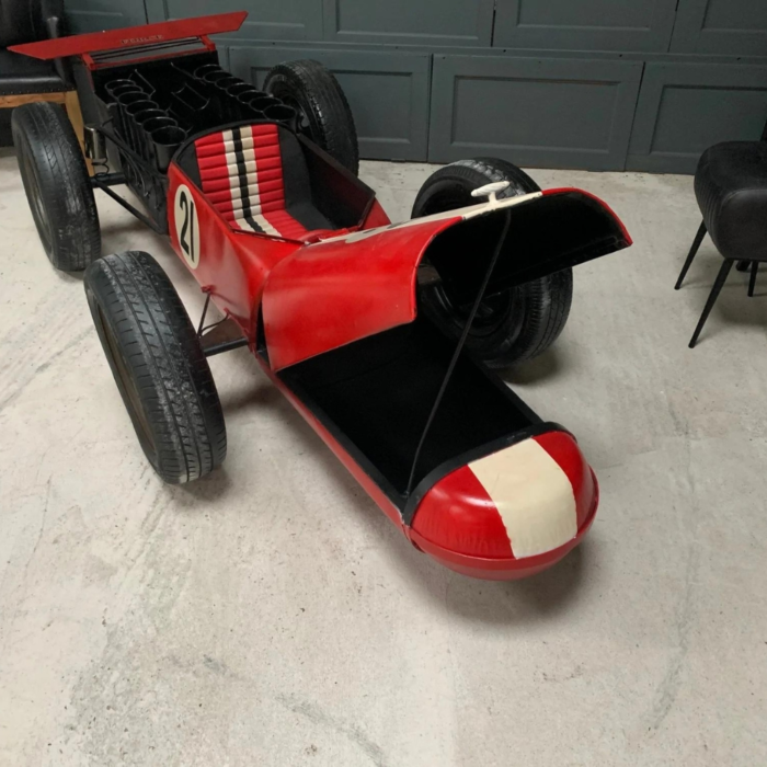 PRITI : Ventage Metal Red Racing Car Bar - Image 6