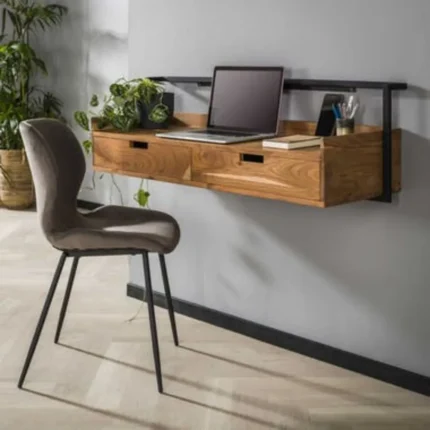 Moderate Wooden Console Table\Desk with Storage
