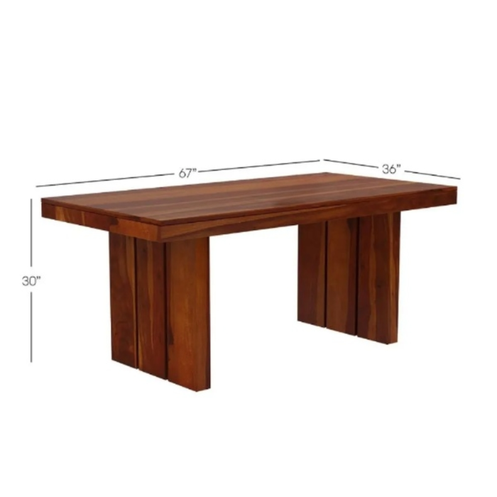 PRITI :Classic Wertex 6 Seater Dining Set - Image 4