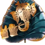 Lord Ganesh Leaf T-Light - Image 4