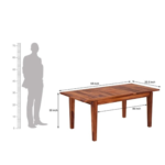 PRITI : Home Center 6 Seater Dining Set - Image 5
