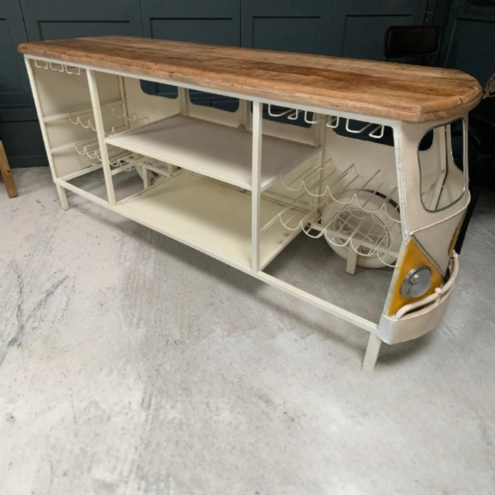 1-9 PRITI : Bus Bar Retro Combi Berlin Wood And Metal - Image 5