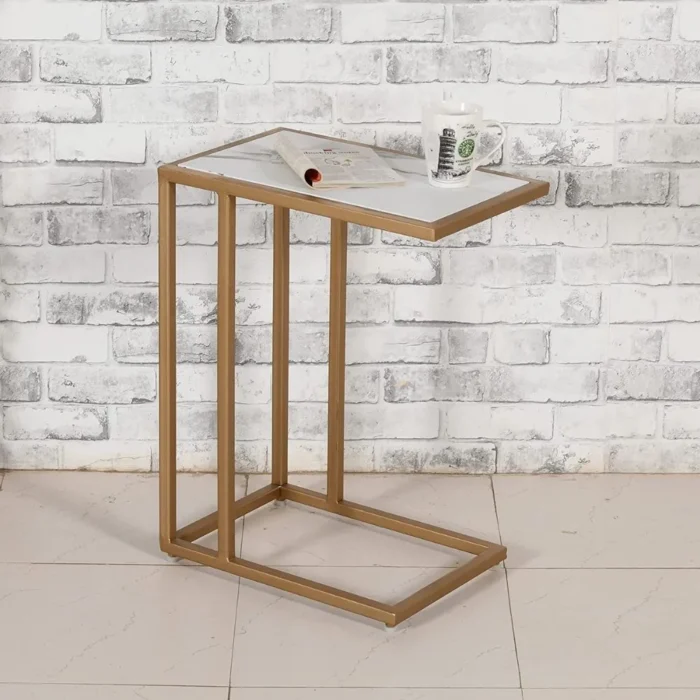 Antana Marble Finish End Table