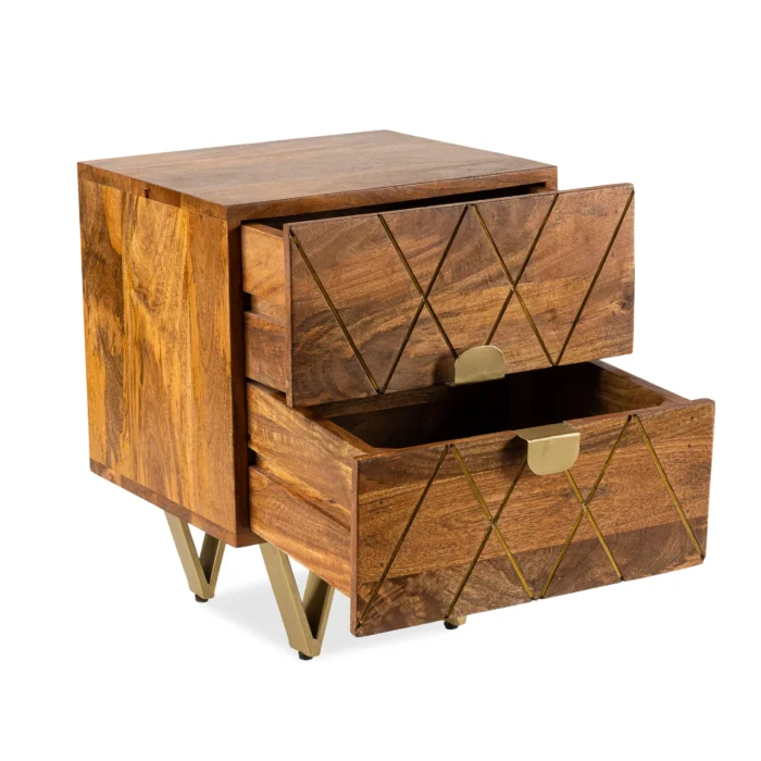 Lille Solid Wood Nightstand - Image 7