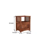Djamen Solid Wood Bedside - Image 5