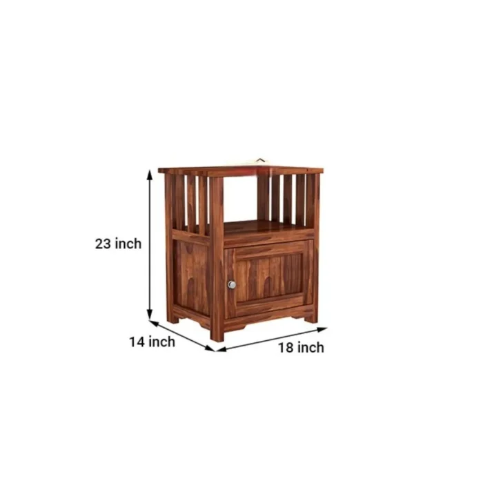102-5 Djamen Solid Wood Bedside - Image 5