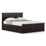 Toulon Wooden King Size Drawer Storage Bed - Image 3