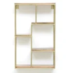 Solid Wood Vertical Storage Wooden Wall Shelf - Image 2