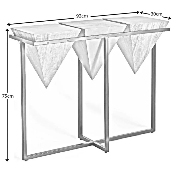 Bourne Pyramid Console Table - Image 14