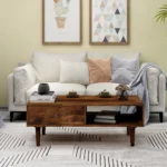 Lyon Solid Wood Walnut Coffee Table
