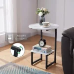Ville Modern Round Side Table - Image 3