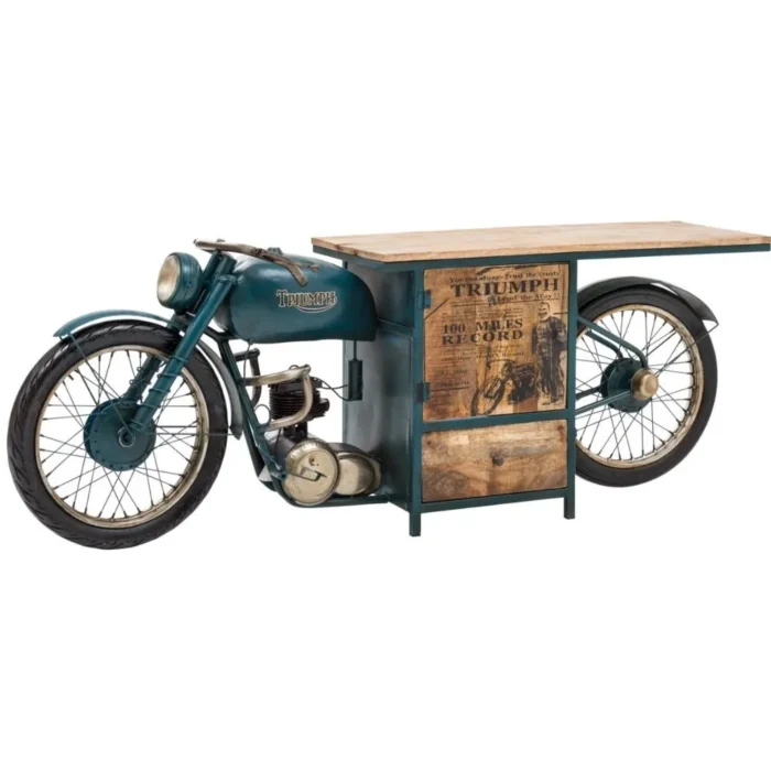 18 Antique Wooden Furniture | Triumph Bike vanity - Image 2