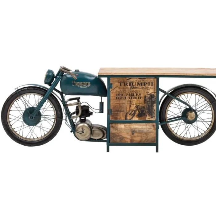 19 Antique Wooden Furniture | Triumph Bike vanity - Image 6