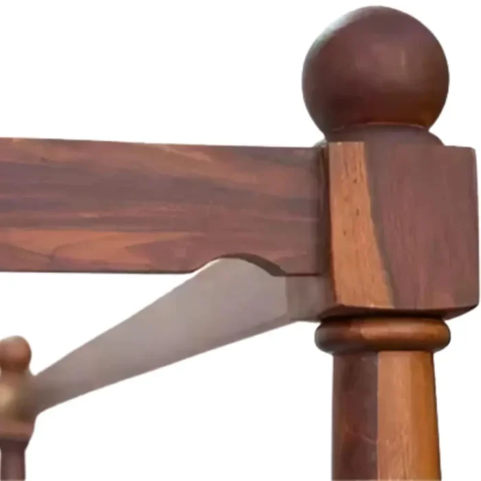 2-1 PRITI : Kazama Wooden King Bed - Image 4