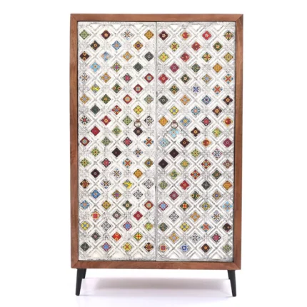 Ducky Tile Inlay Cabinet