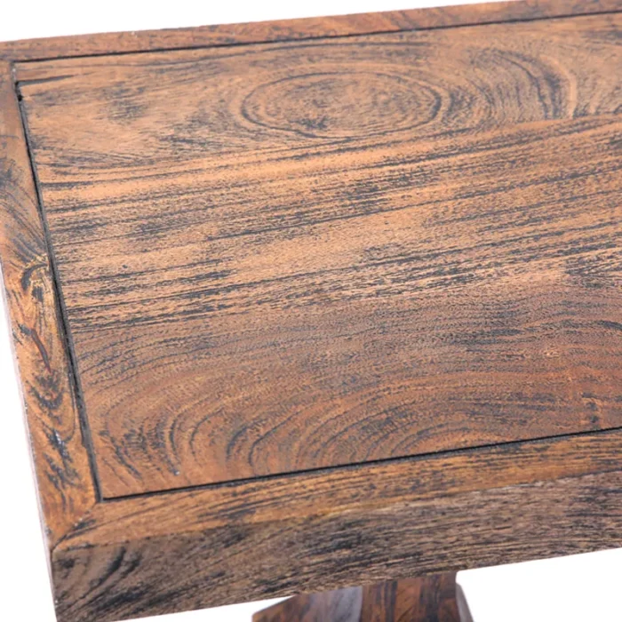 2-11 (1) Luton Walnut Wood Console - Image 4