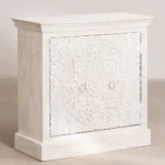 Henna Solid Wood White 2 Door Sideboard - Image 8