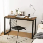 Mid-century Modern Wood Office Table | Home Office Computer Desk - Image 5