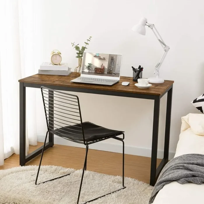 2-127 Mid-century Modern Wood Office Table | Home Office Computer Desk - Image 5