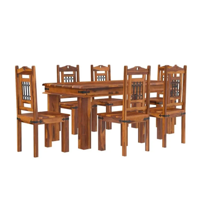 PRITI : San Juan Classic Transitional Dining Room Table and Chair Set - Image 3