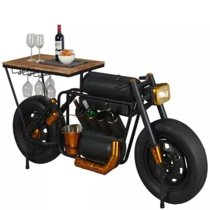 2-18 PRITI : Vintage Aprilia Wine Rack Bar Furniture - Image 2